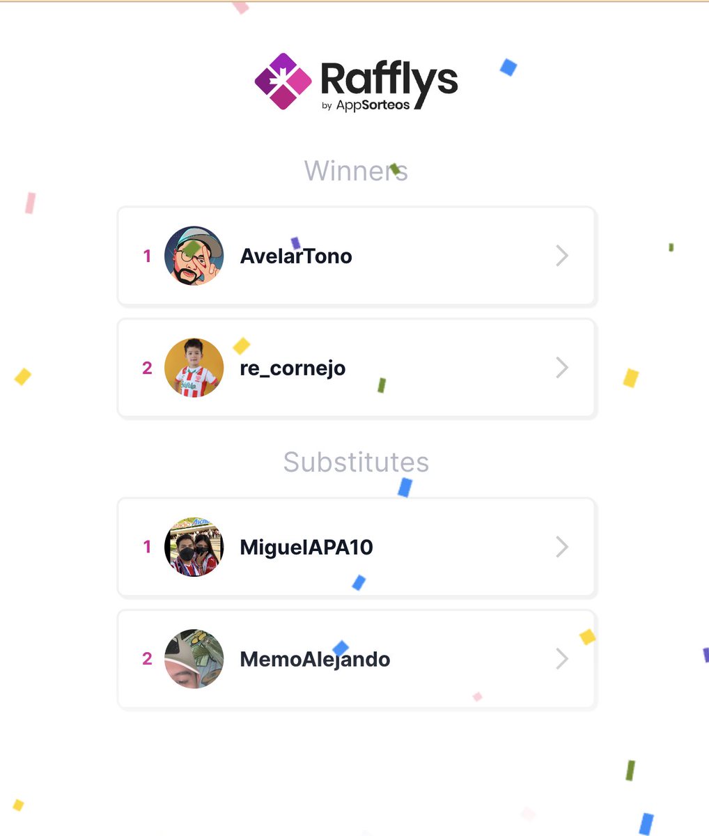 YEYIAN MX on Twitter "🚨 ¡Felicidades a nuestros ganadores! 🚨