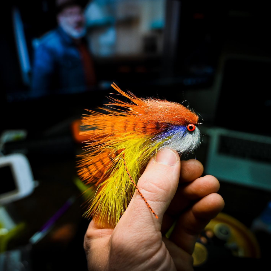 Saltwateronfly's tweet photo. Sweet Looking Pattern with a spicy twist
@poconorambler Spicy snack 🔥🌶️
.
.
.
#streamerjunkie #streamerfishing #browntrout #flytying #articulatedstreamer #regalvise #flyfishing #troutbum https://t.co/OoOC8qfDJv