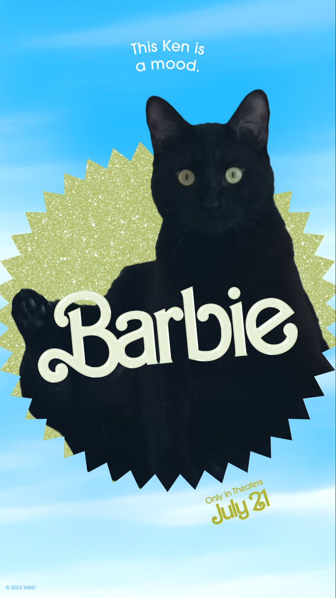 Voilà, Pixel aussi il surf sur cette mode. C'est un chat 2.0
#BarbieTheMovie