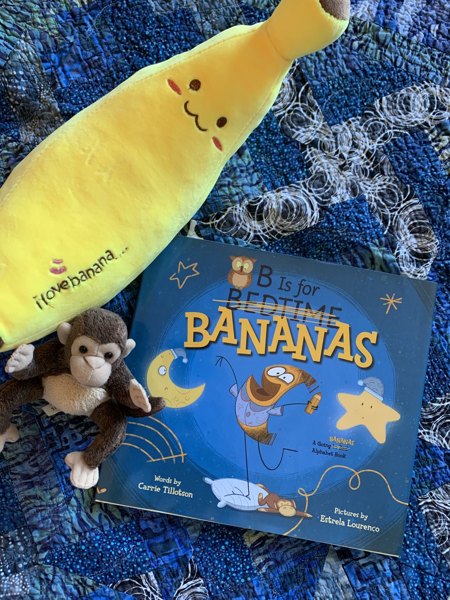 PB reviewers & ARC-sharing groups: I have author copies of B IS FOR BANANAS, out April 11!🍌🌛🌟
DM me if interested!

#BookExcursion #BookHike #BookJaunt #BookJourney #BookJunkies #BookOdyssey #BookPosse #BookSojourn #BookTalkers #collaBOOKation #KidLitExchange