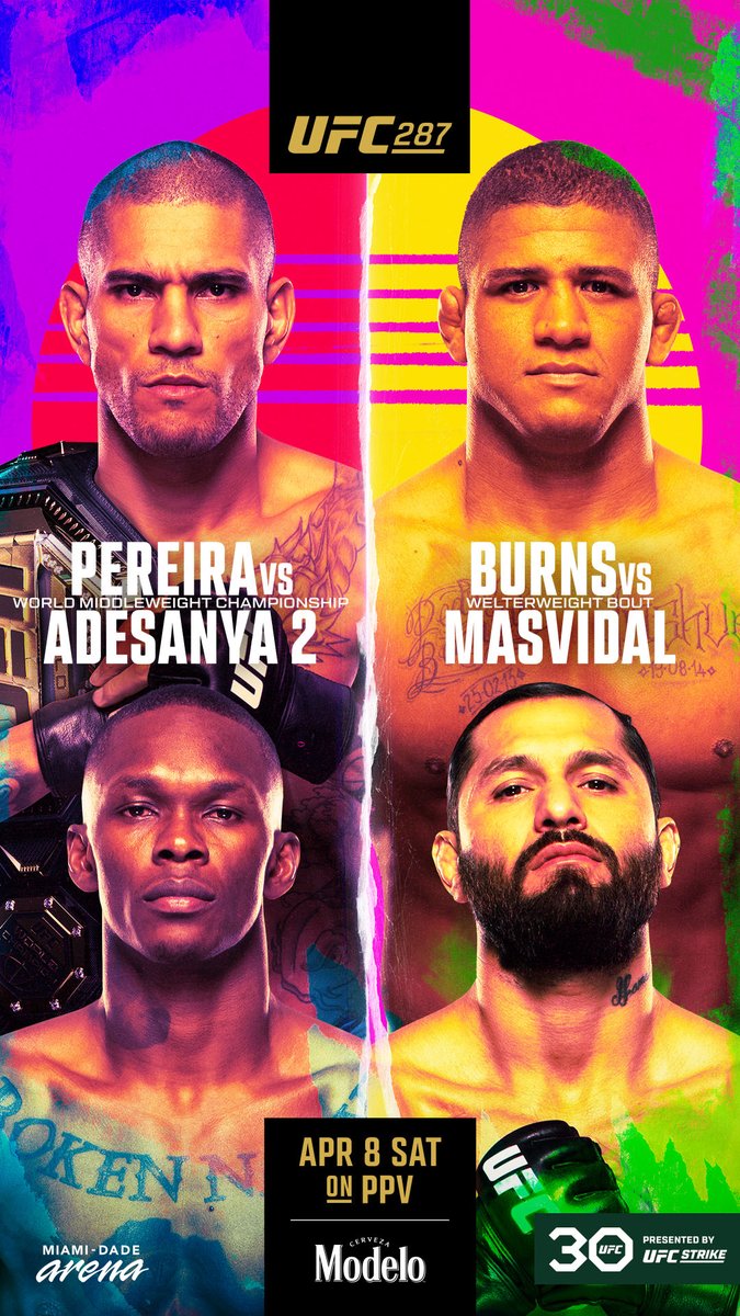 #ufc287 #ufcchampion #ufcfight #ufcphoto #ufcfight #mma #Adesanya #Pereira #masvidal #wheretowatchufc #ufcfightnight