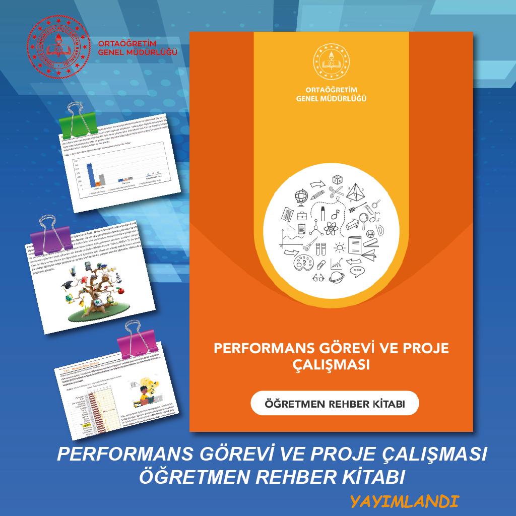 Performans Görevi ve Proje Çalışması Öğretmen Rehber Kitabı Yönetici ve Öğretmen Kütüphanesi’nde Yayımlandı👇🎯
ogm.meb.gov.tr/www/performans…
