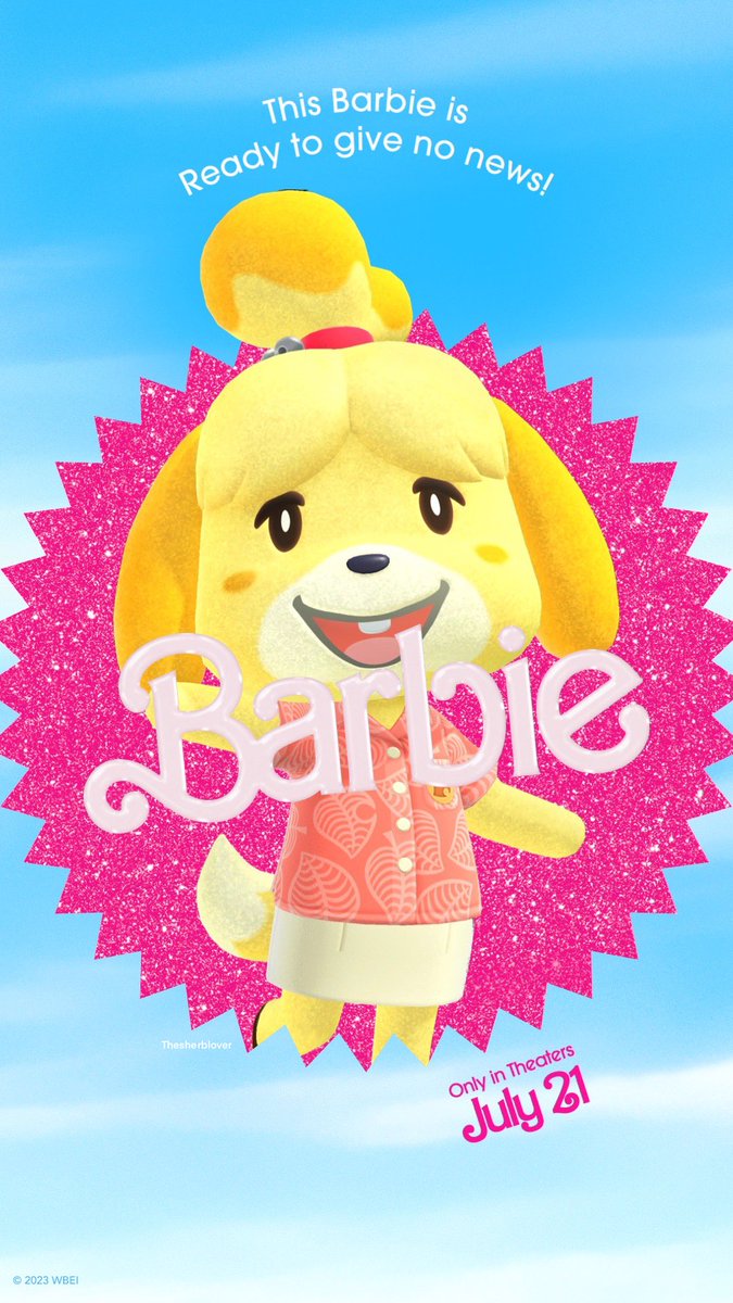GabrielHorizons's tweet photo. The #BarbieMovie posters but make them animal crossing! https://t.co/EQEHaHQRBw