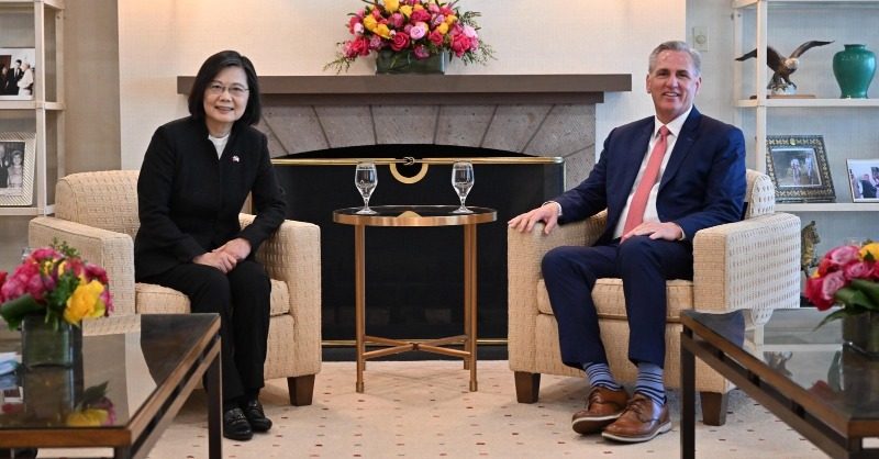 Thank you @SpeakerMcCarthy for the warm welcome. It's a pleasure to be back at the @Reagan_Library & enjoying the #California sunshine as we work to strengthen the bond between #Taiwan & the #US.