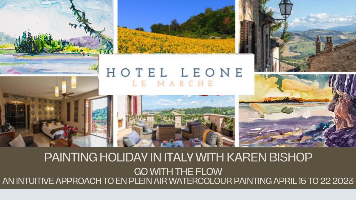 KarenBArtist's tweet photo. A Presto Italia! - https://t.co/IAX6RL8X1D #paintingretreat #italy https://t.co/q870dFxawe