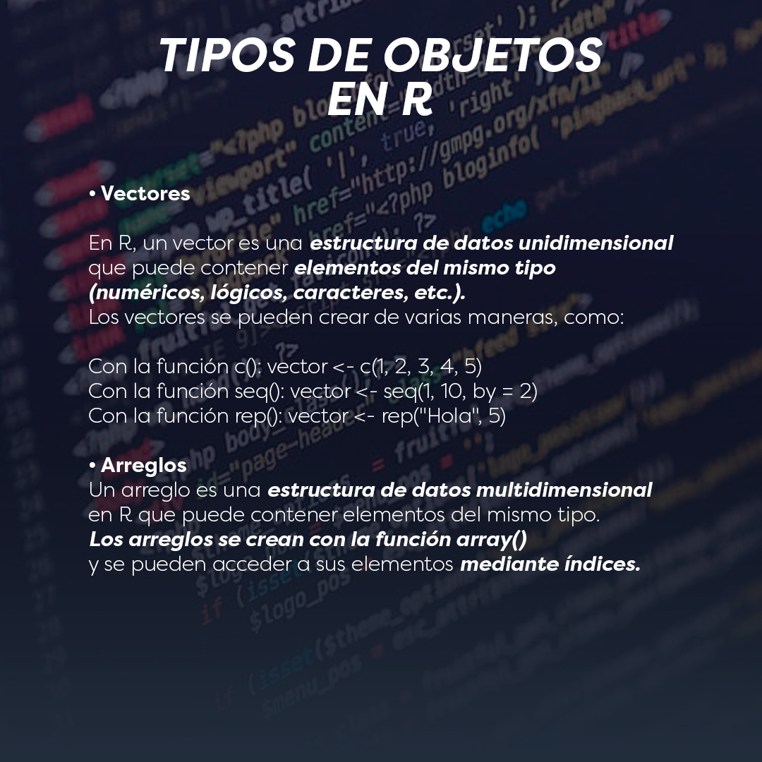 RiskMathicsFI's tweet image. TIPOS de OBJETOS en R
Inscríbete al programa: "Programación en R y Python": riskmathics.com/landing/PRP_20… y posiciónate a otro nivel DENTRO de la INDUSTRIA FINANCIERA.
#risk #riskmathics #ProgramaciónEnR #ProgramaciónEnPython #TiposDeObjetos