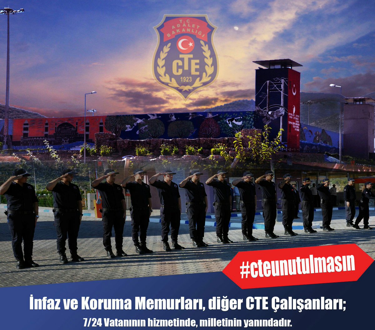 Ceza infaz kurumlarında ve Denetimli serbestlik müdürlüğünde zor şartlar altında görev yapan İnfaz Koruma Memurları yıllarca sabırla çok bekledi, daha bekleyecek hali kalmadı...

#İNFKORUMA