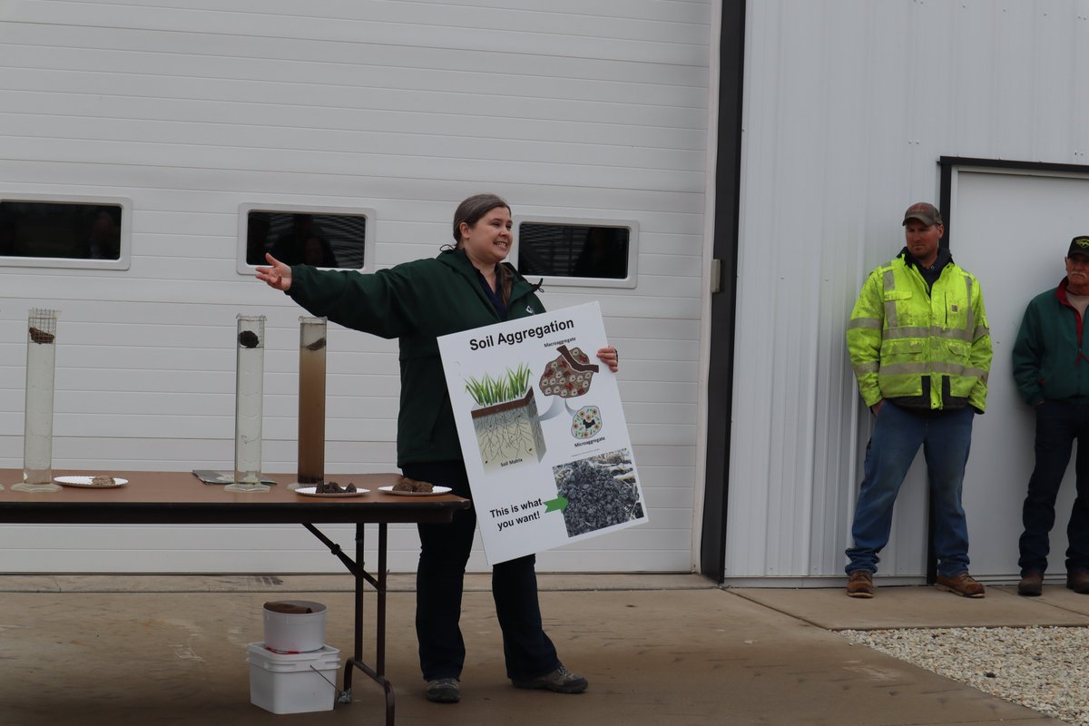 K3SWCD's tweet photo. We had a great turnout for our #Ag #Conservation Tour yesterday! Attendees were able to meet local #farmers and observe farm solutions that reduce #erosion, increase #soil health, and keep nutrients out of waterways. Thank you to those who volunteered to present on these topics. https://t.co/32KlkvMPZ9