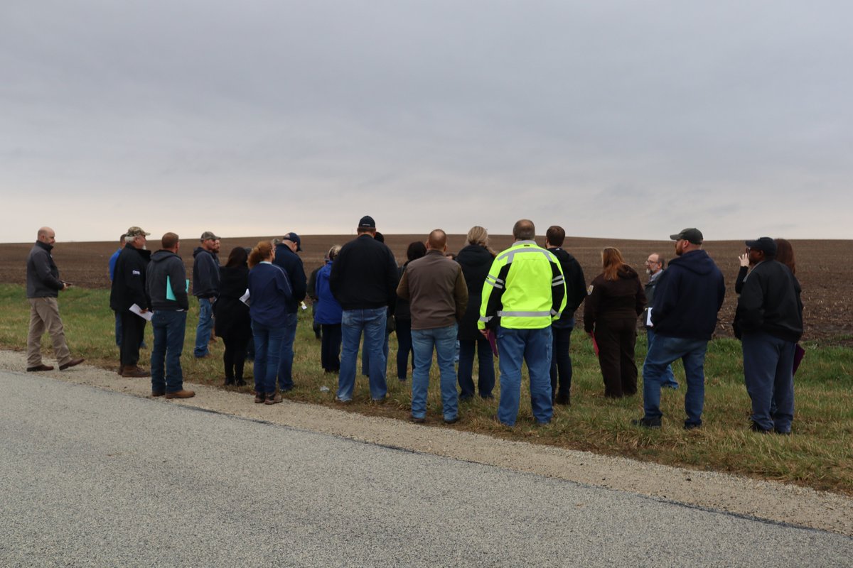 We had a great turnout for our #Ag #Conservation Tour yesterday! Attendees were able to meet local #farmers and observe farm solutions that reduce #erosion, increase #soil health, and keep nutrients out of waterways. Thank you to those who volunteered to present on these topics.