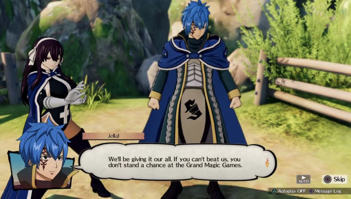 DailySorciere's tweet photo. Jellal and Ultear from the Fairy Tail game https://t.co/RYhqLxzMit
