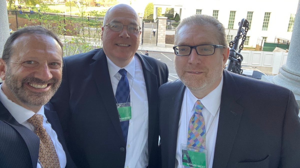 Yesterday, Malcolm Woolf, NHA’s CEO, Joseph Kessler, EVP &amp; COO <a href="/NYPA/">Britt Lindheim</a>, and Chuck Sensiba, Partner @TroutmanPepper, met with <a href="/JohnPodesta/">John Podesta</a>, Senior Advisor to President Biden for #cleanenergy, to discuss the role #hydropower plays in a #carbonfree future.