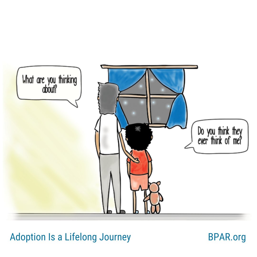 How much should an adoptive parent tell a child about their birth family? How should the conversation change as the child grows up?  Our new blog explores developmentally appropriate ways to approach the truth and how to initiate conversations.

bpar.org/the-adoptive-p…