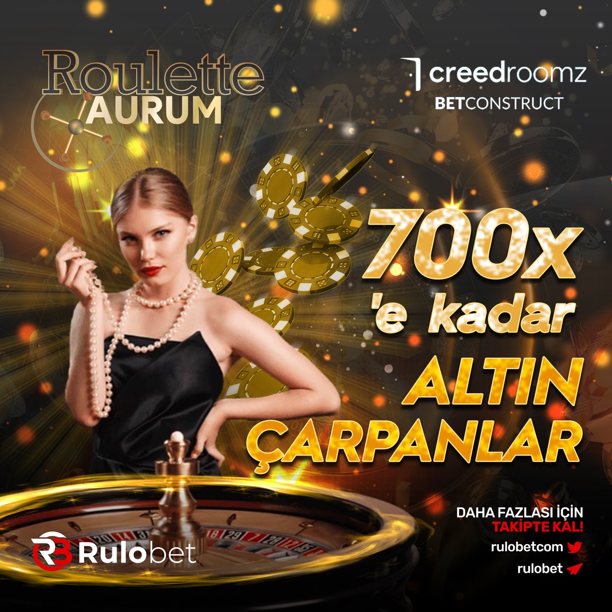 rulobetcom's tweet photo. #AltınÇarpanlar
☀️https://t.co/LI0rIoCxUv₺'e varan %20 1x Çevrim şartlı #CanlıCasino Yatırım Bonusu
⚠️https://t.co/dlsx9PDEv2₺ %25 Cevrimsiz Kripto Yatırım Bonusu
💰Anlık Discount !
👉 https://t.co/8O1VX4UN7H 👈
#rulet #çarpanrulet #Rulobet #Creedroomz #evolotion #Crazytime https://t.co/33OWWzTuNh