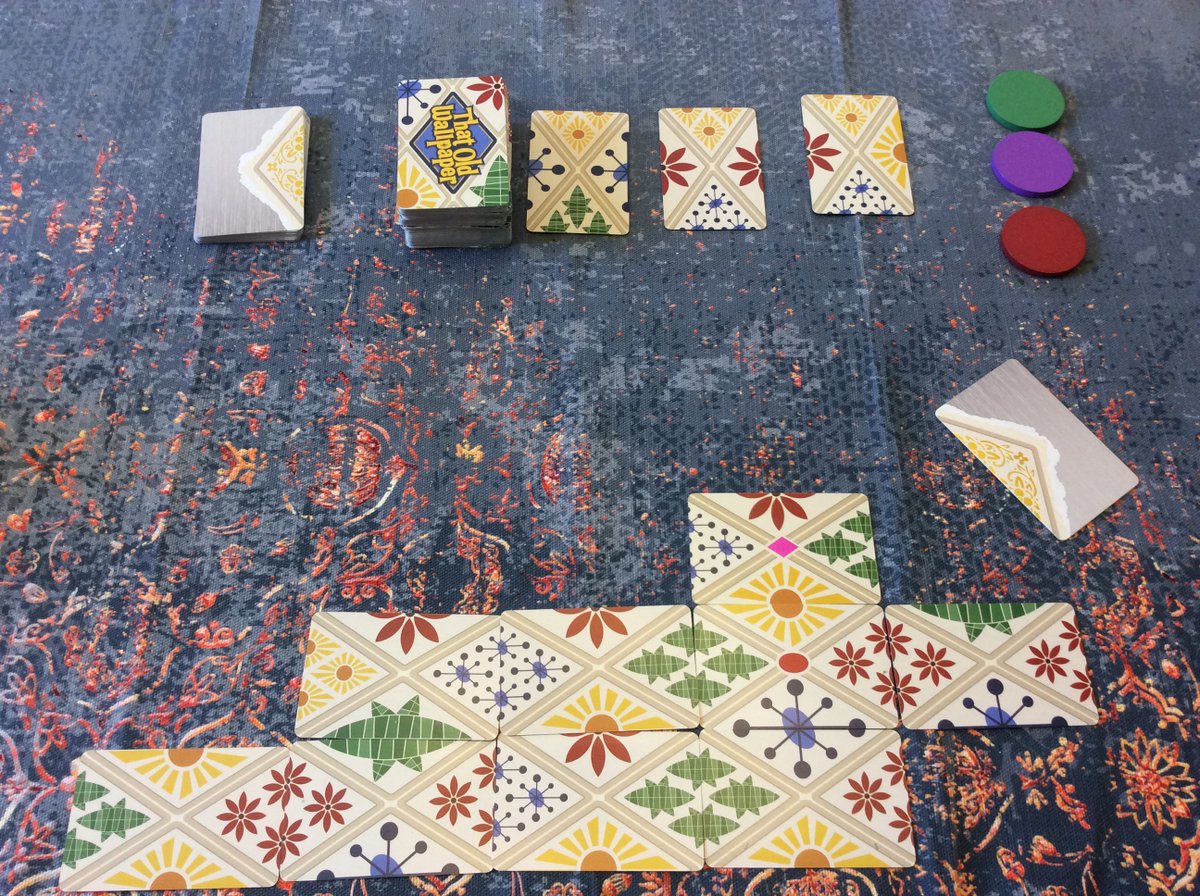 CasualGameRev's tweet image. Playing That Old Wallpaper by @alderac #WeMakeFun