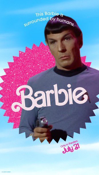 hesbianspock's tweet image. this barbie is the blueprint