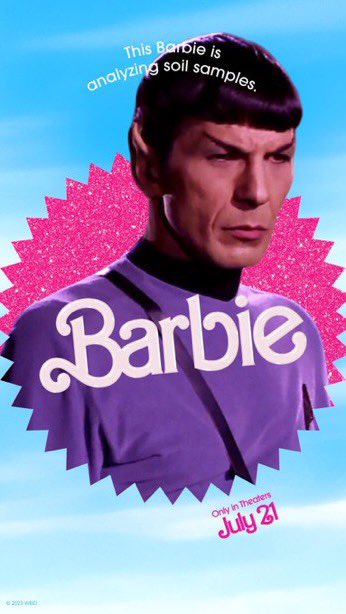 hesbianspock's tweet image. this barbie is the blueprint