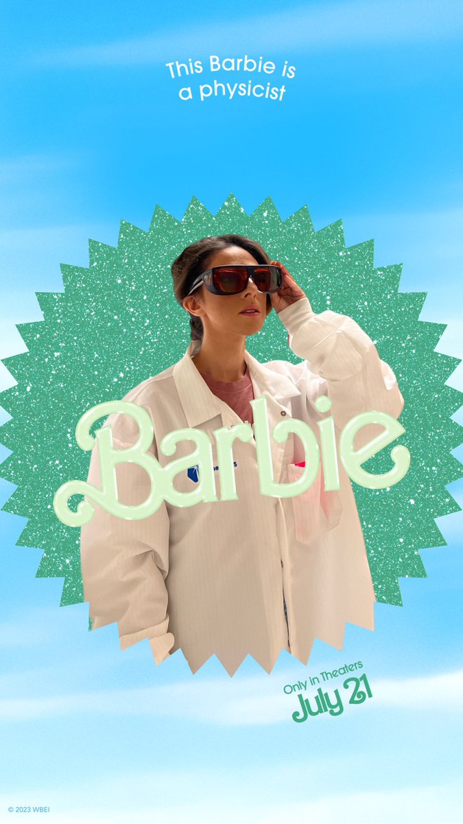 girl_in_physics's tweet photo. I wish I had a @Barbie that was a physicist when I was younger ! (Had to hop in the trend 🤷‍♀️ 😅) 

you can be anything you want to be ♥️ https://t.co/D2m2wZADRe