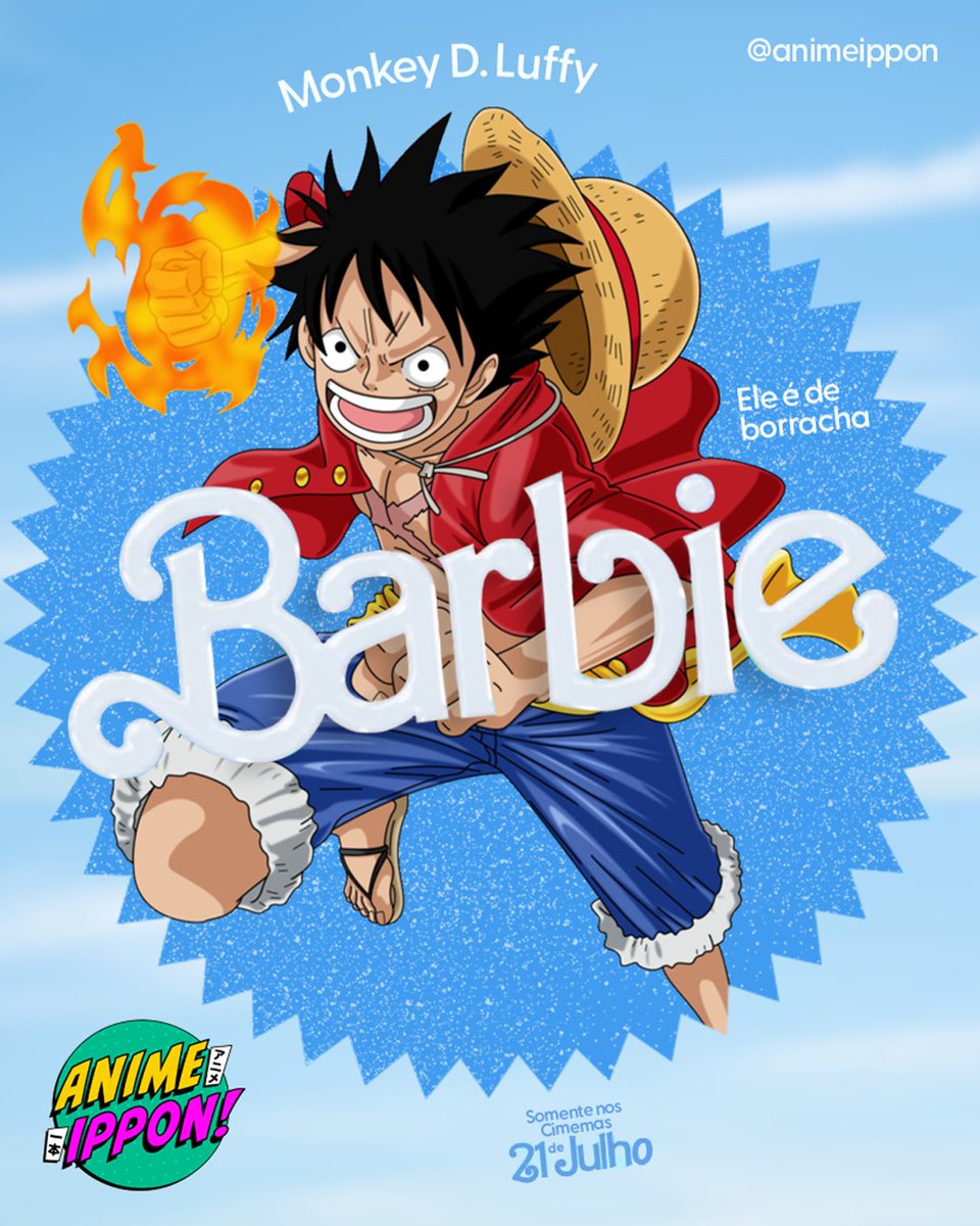 AnimeIppon's tweet photo. Bora de trend com o Barbieverso dos animes haha
#barbie #barbiemovie #barbiefilme #animes https://t.co/O1MHkXCe4r