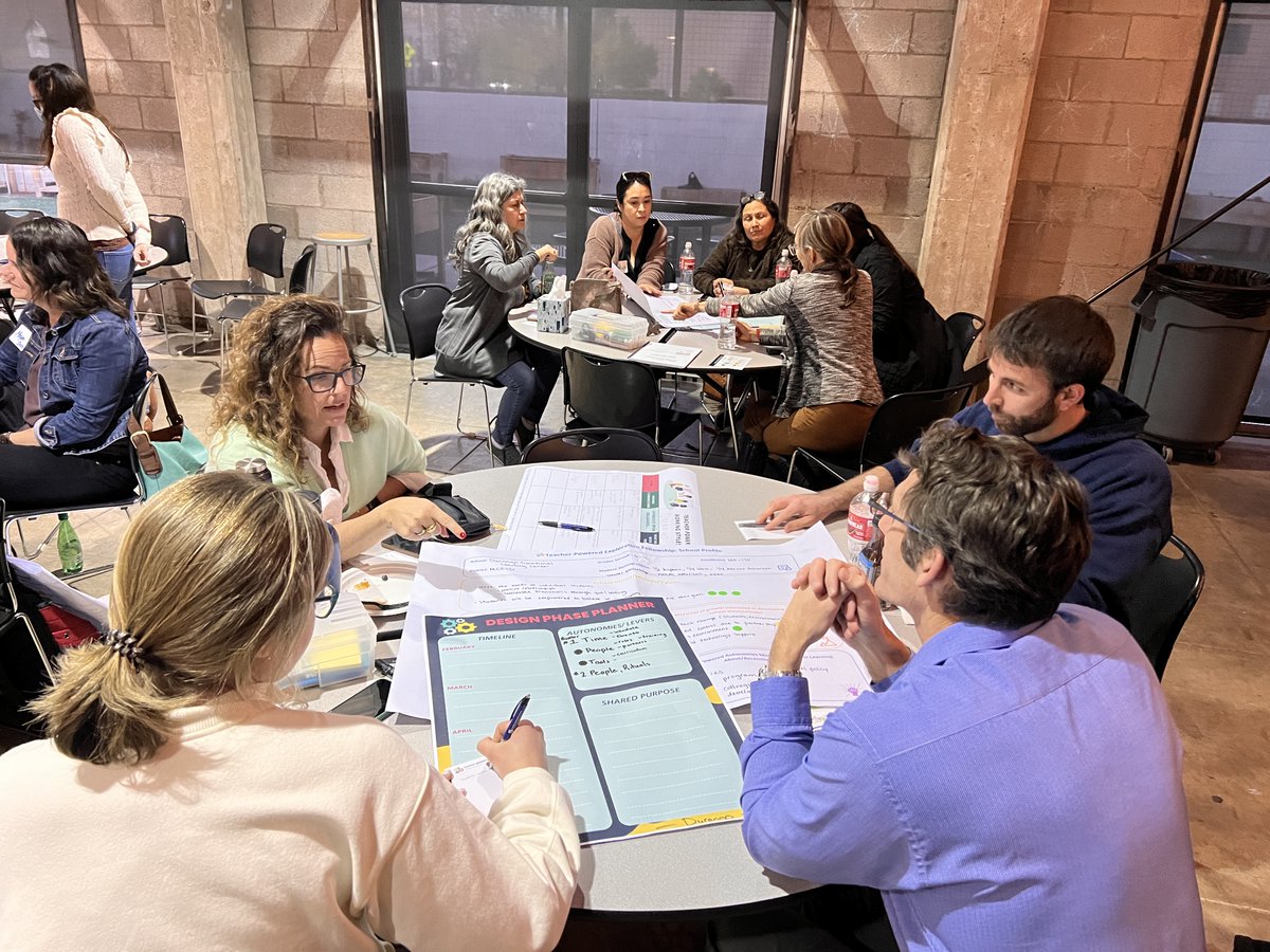 The power of #teacherpowered design work is evident by co-designing with administrators, educators, and the community to make decisions together. If you are interested in learning more, check out our website at bit.ly/3CMGTmG.