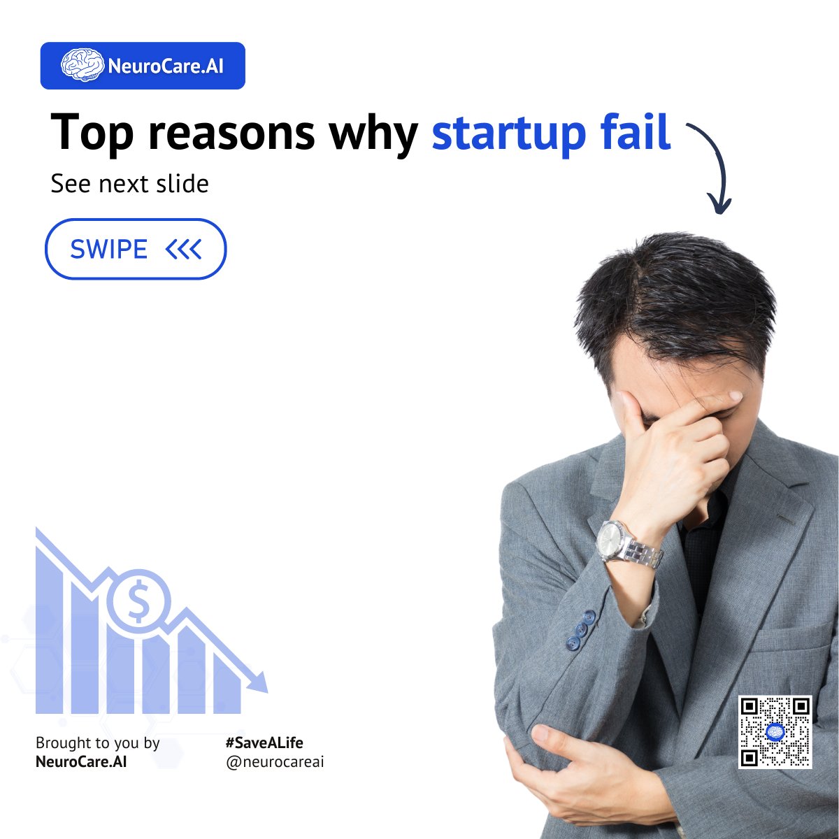 Why Do So Many Startups Fail? Learn From These Common Mistakes 📉
Starting a business is exciting, but it's not easy. Unfortunately, many startups fail for a variety of reasons. Here are the top 5 reasons why startups fail:
#startupfailures