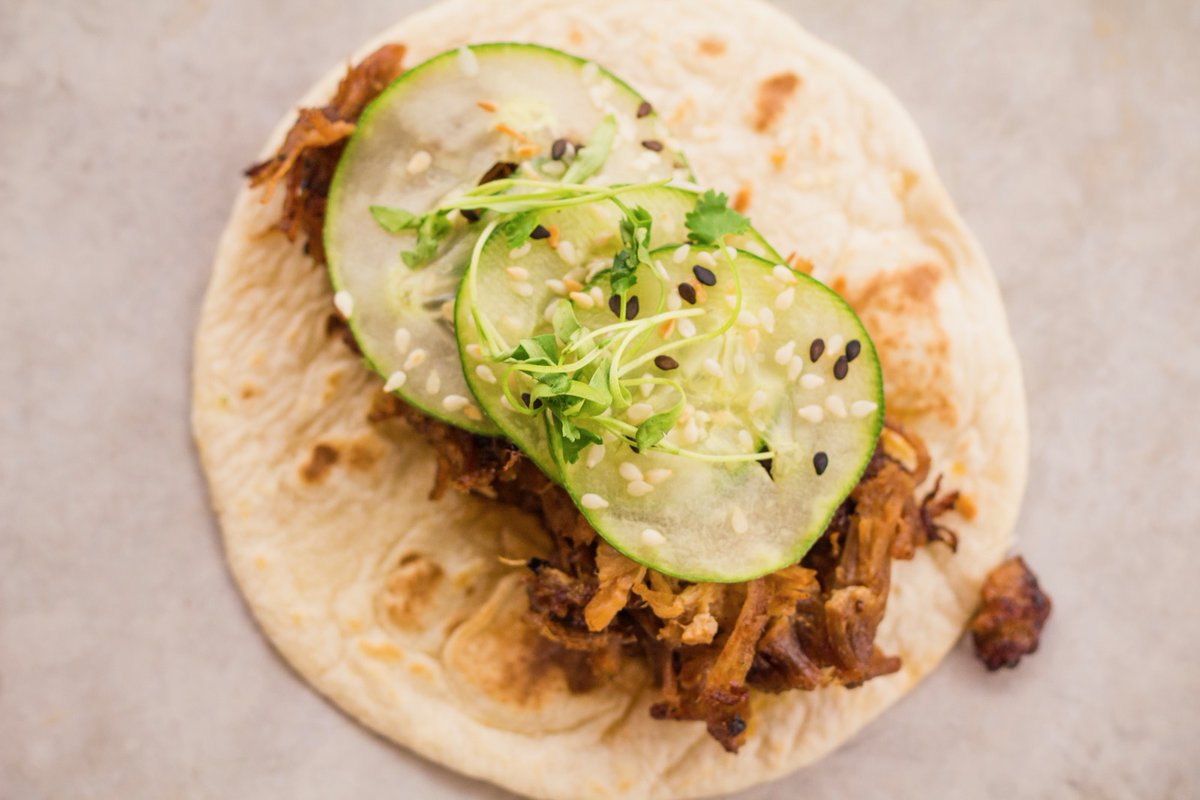 Meet our Short Rib Taco, which is nothing short of absolute deliciousness! 
Short ribs smothered in Kogi BBQ sauce and topped with cucumber salad #YUM #BBQ #shortrib #TaqueriaTsunami #cucumbersalad