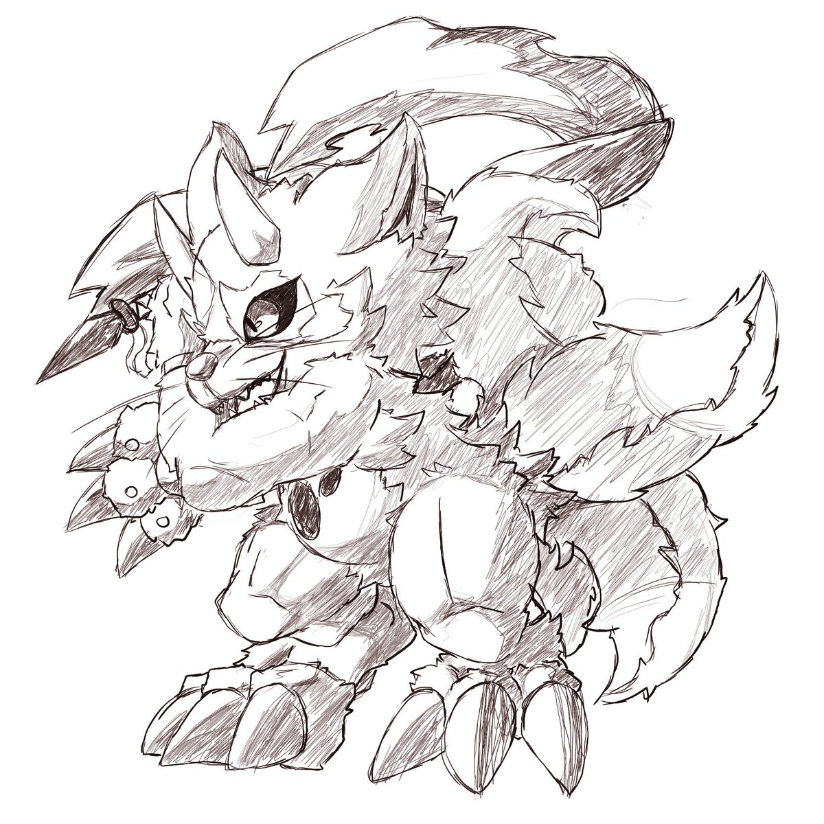 YouwantStars's tweet photo. Evolution Game (Rookie) 🌙🌃🦊
Umbramon(Luna as her earth name)
#Digimon #EvolutionGame https://t.co/IwTE8GThQl