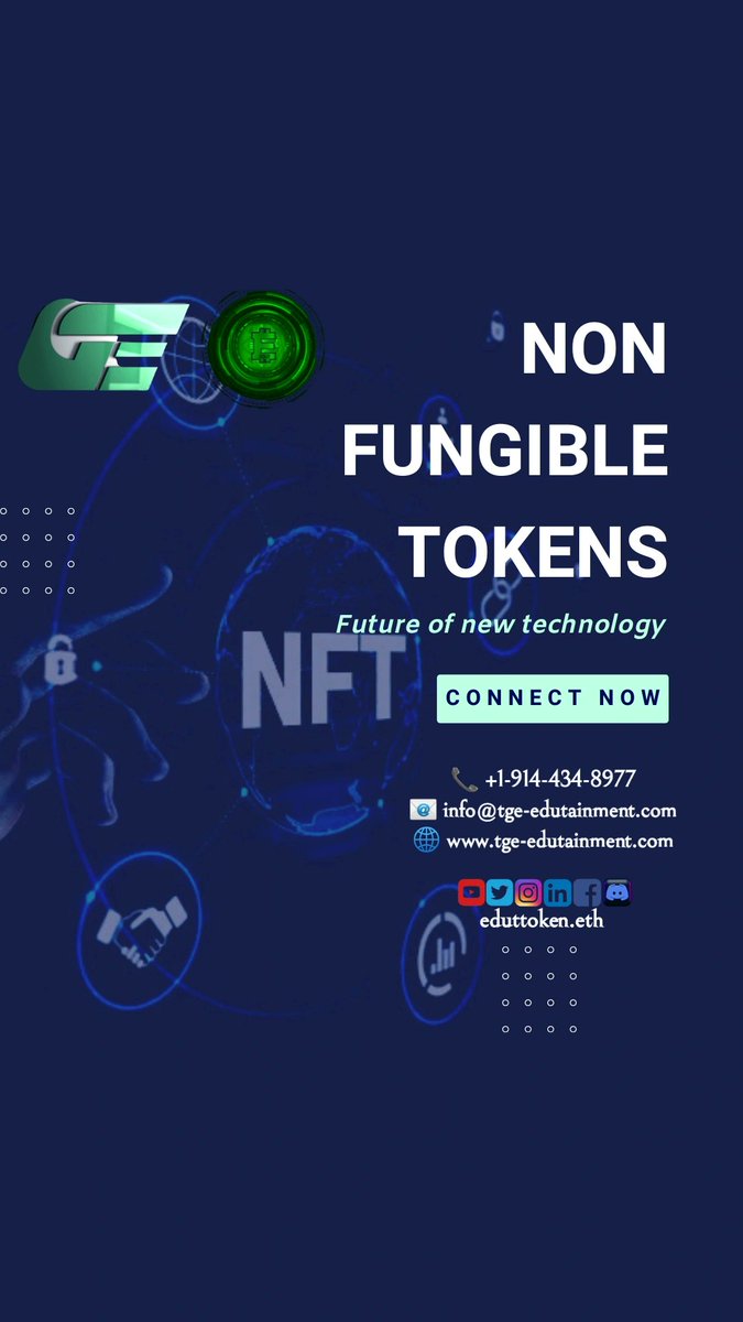 eduttoken's tweet photo. " CERTIFICATE AS NFT : Future Of New Technology "
.
.
Reach Us On
📞 +1-914-434-8977
📧 info@tge-edutainment.com
🌐 https://t.co/hOR7GdPSMJ

Discord :- https://t.co/naHMh9vQNI

#studentcertification
#tech #technology #technical #institution #nft #nftcertificate https://t.co/wssvvx9AN4