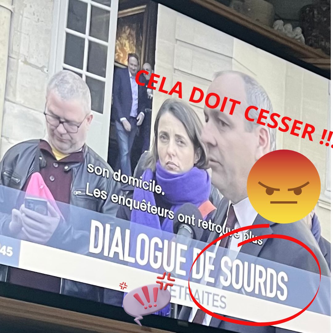 manoun25's tweet photo. Est ce que les médias pourraient arrêter d’utiliser ce terme de « dialogue de sourds » !!! 😡😡 

C’est tellement pas respectueux envers les personnes malentendantes ou atteintes de surdité !! 

#handicap #surdité #journaltv #respect https://t.co/VcDT3SVJs3