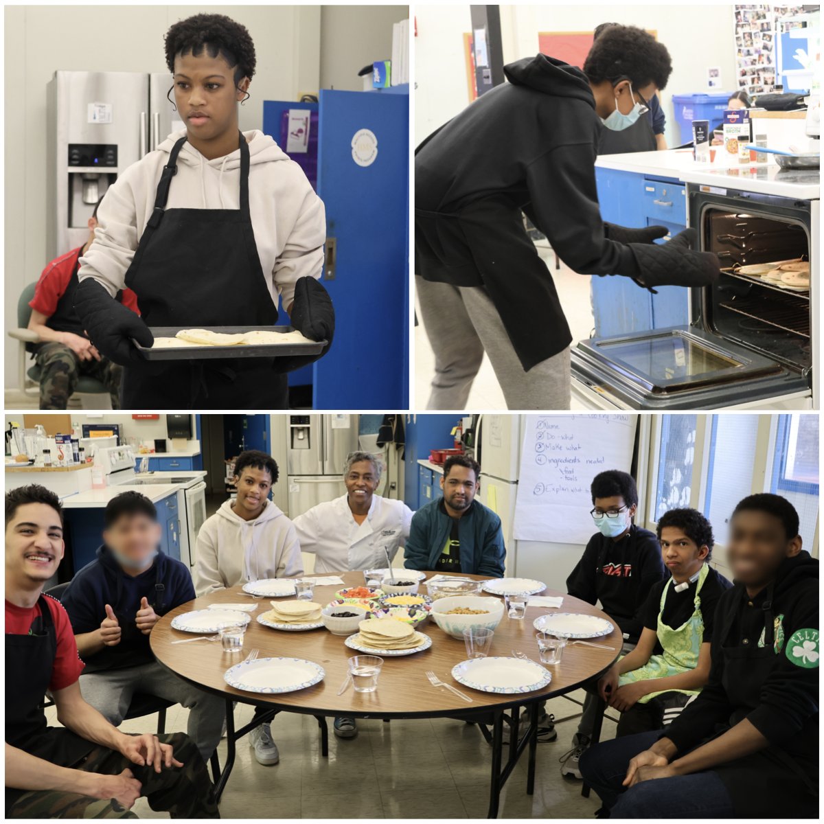 HMS is partnering up with <a href="/TriangleInc/">Triangle, Inc.</a> again, but this time they are joining us in person. High school students have been excited about this opportunity to meet with a professional each week and develop their culinary skills!