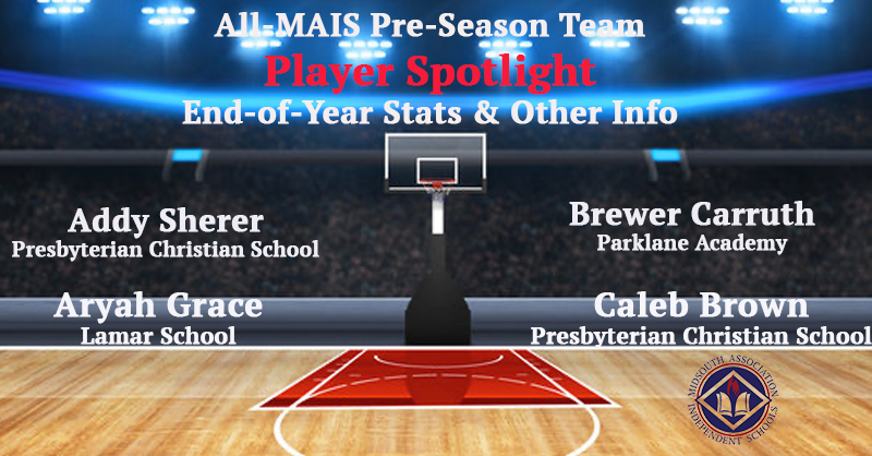 msais's tweet photo. Over the next couple of weeks, we will look back at the 2022-23 Basketball All-MAIS Pre-Season Team members and how they did this past season. Today is the first of our seven postings which will spotlight 2 girls &amp; 2 boys each time.  Enjoy!