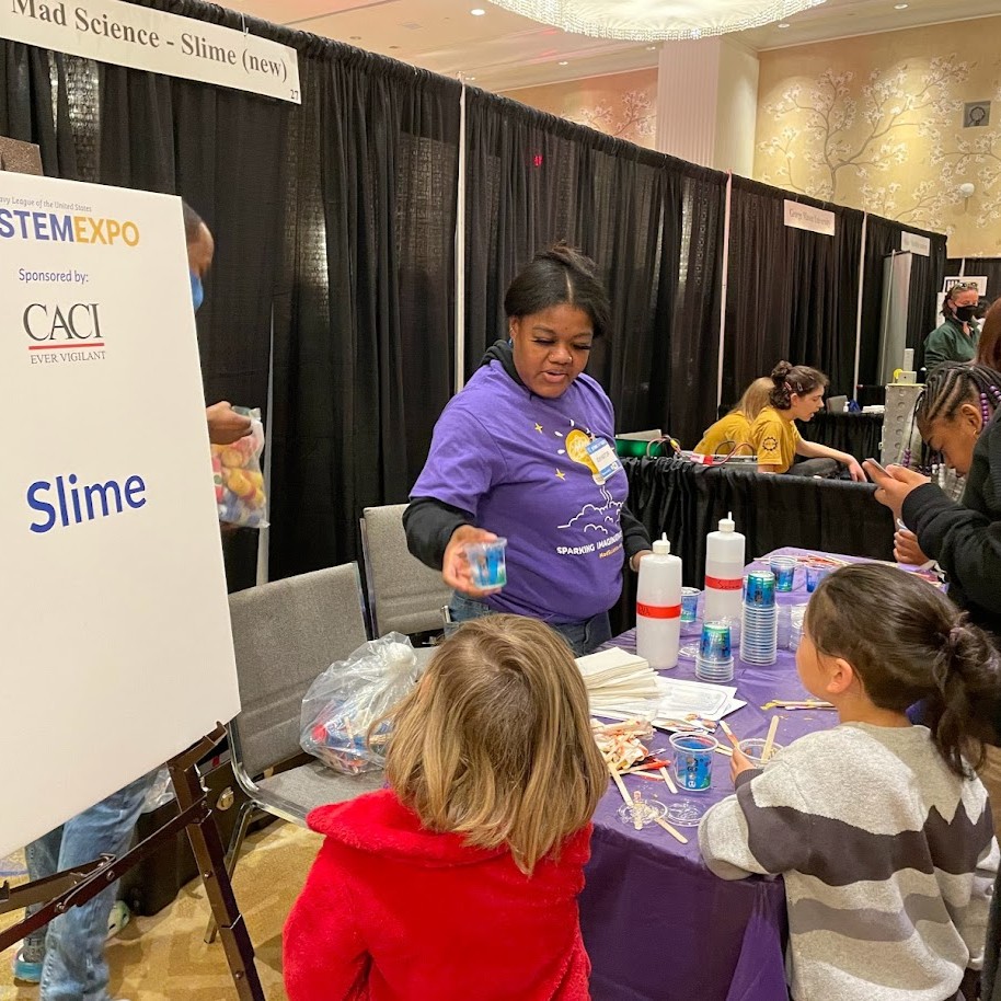 CACIIntl's tweet photo. Thanks to every student and parent who visited us Sunday at the #CACICares-sponsored @SeaAirSpace #STEMExpo23. We enjoyed telling you all about our company, & we were blown away by students’ ingenuity in our “Candy Drop Challenge.” Read more: https://t.co/lAdQmatRWq #SAS2023 https://t.co/cmiC6DbjsH