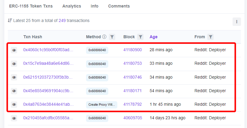 JackDaniel8008's tweet photo. Reddit deployment address has become active once again 👀

Gen 3 is getting very close 👏 https://t.co/sXyUVwReXp