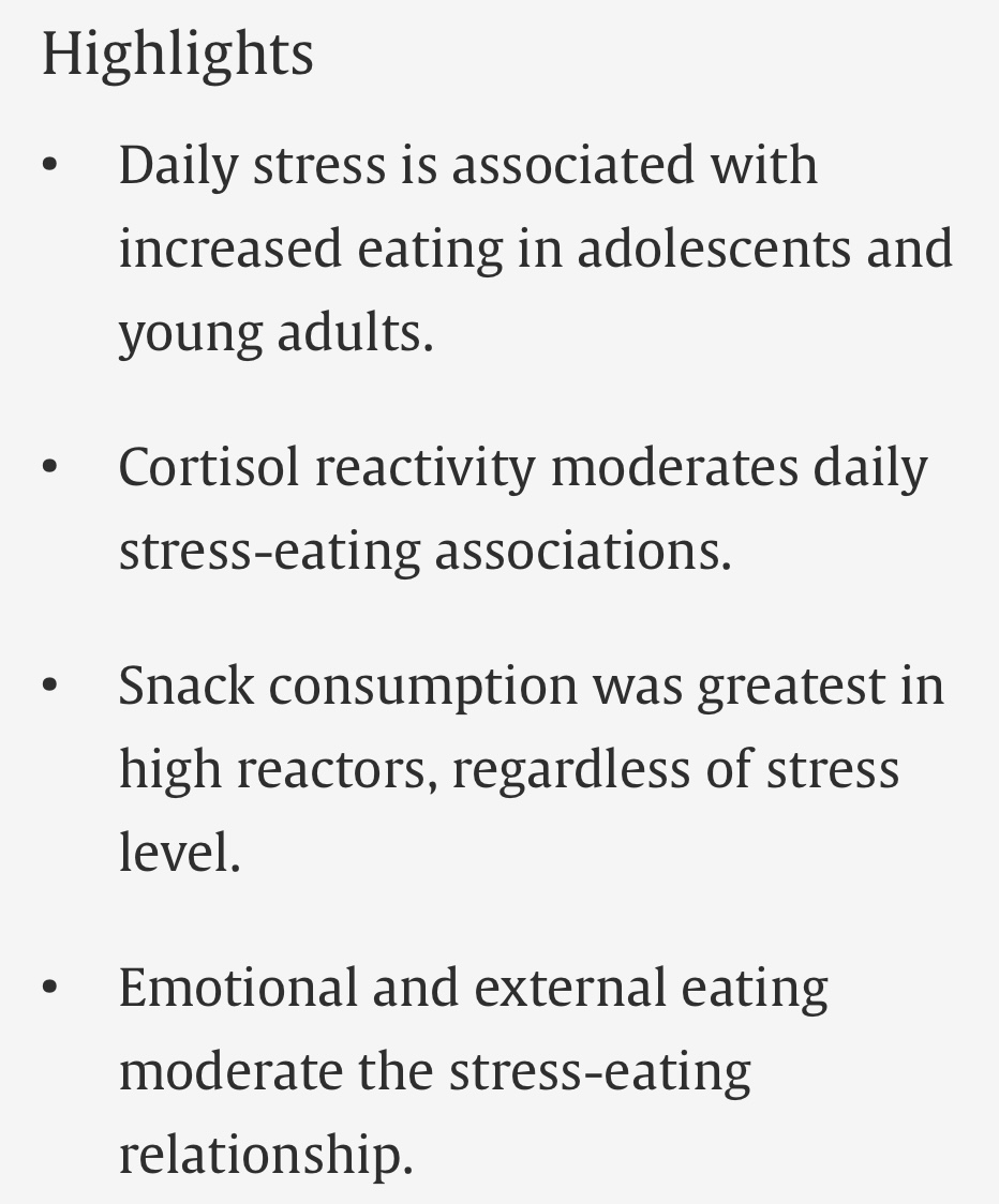 healthpsycleeds's tweet photo. Just published (open access): “Daily stress and eating behaviours in adolescents and young adults: Investigating the role of cortisol reactivity and eating styles” https://t.co/EQBLx4XaTY #stress eating #health https://t.co/pGyl7tpQ5R