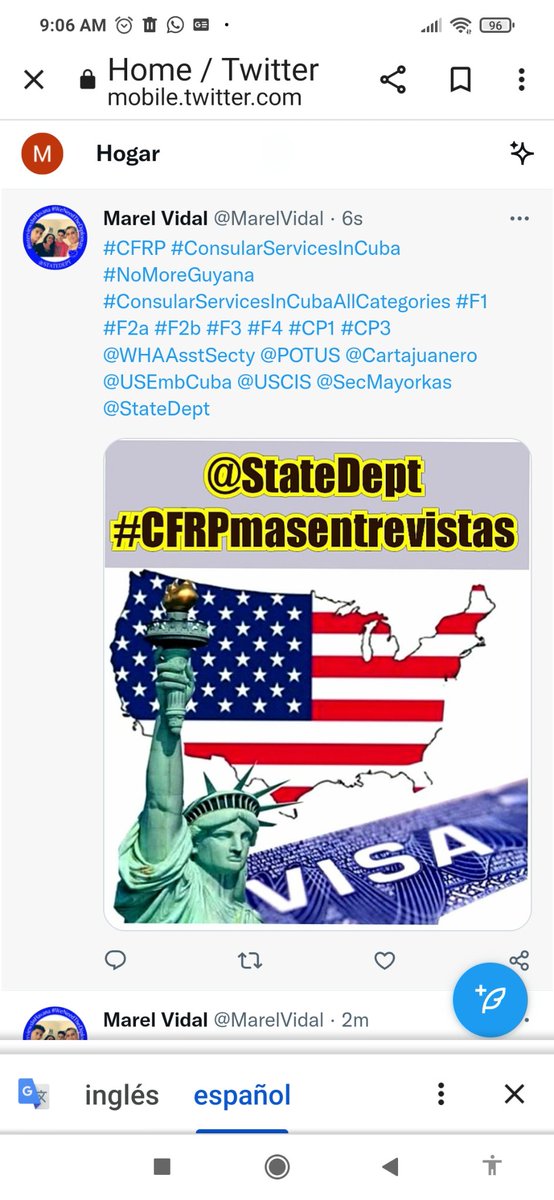 Martha Marrero (@marticamm63) on Twitter photo <a href="/MarioJPenton/">Mario J. Pentón</a> Mario CUBANO QUE TE SEGUIMOS NO MAS DEMORA EN EL PROGRAMA DE CUBANOS CFRP APROBACION AUTOMÁTICA CASOS 2007-2021🙏 <a href="/MarioJPenton/">Mario J. Pentón</a> Mario CUBANO QUE TE SEGUIMOS NO MAS DEMORA EN EL PROGRAMA DE CUBANOS CFRP APROBACION AUTOMÁTICA CASOS 2007-2021🙏
