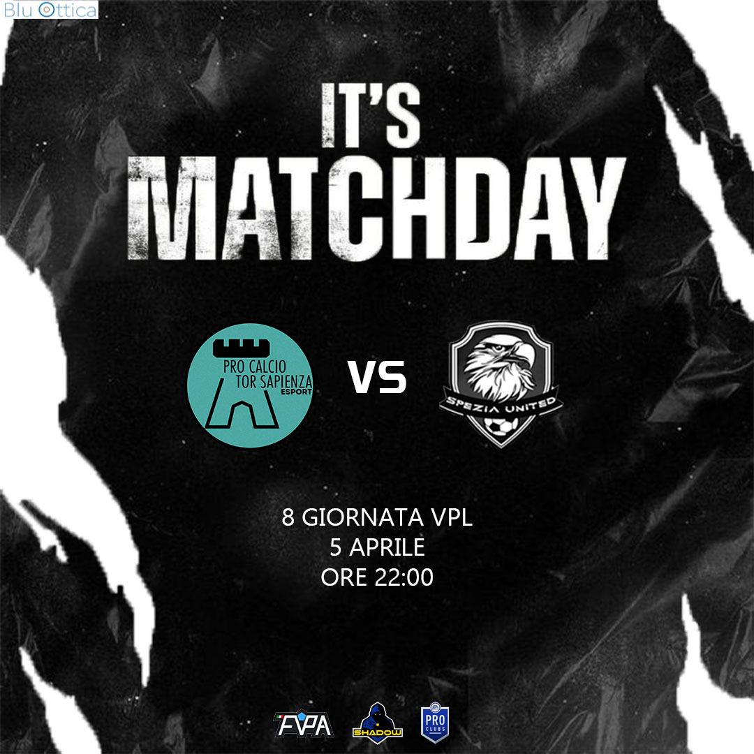 Spezia United (@speziaunited) on Twitter photo โฝ๏ธ|MATCH DAY|โฝ๏ธ
๐| <a href="/FVPA_net/">FVPA.net ๐ฎ๐น</a> B
๐๏ธ| 8^ Giornata
โฐ| 22:00
๐| <a href="/PCTorSapienza/">PCTorSapienza</a>
Seguiteci su TWITCH!
๐ฅ๏ธ| twitch.tv/iShadow__3
#FVPA #PcTorSapienza #twitchtv โฝ๏ธ|MATCH DAY|โฝ๏ธ
๐| <a href="/FVPA_net/">FVPA.net ๐ฎ๐น</a> B
๐๏ธ| 8^ Giornata
โฐ| 22:00
๐| <a href="/PCTorSapienza/">PCTorSapienza</a>
Seguiteci su TWITCH!
๐ฅ๏ธ| twitch.tv/iShadow__3
#FVPA #PcTorSapienza #twitchtv