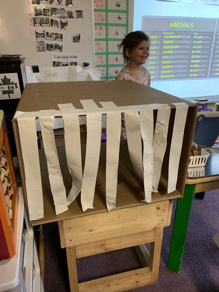 When going on a flight with Air K-1, there are many steps to take before going on the plane: front desk, security, luggage check, passport check. What great learning!