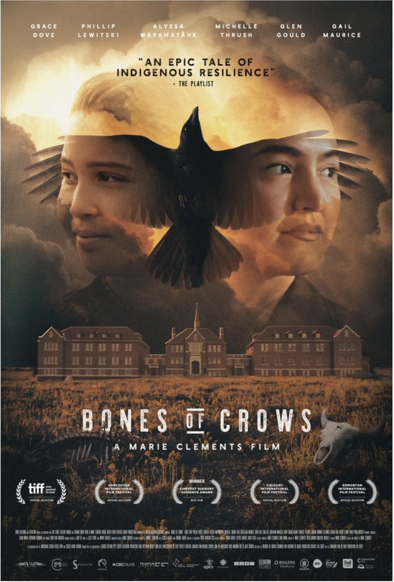 MingleMediaTV's tweet image. Preview: “Bones of Crows” is a Powerful Story about surviving Canada’s Residential Schools and becoming a Cree Code Talker in WWII starring Grace Dove, Alyssa Wapanatâhk, and Michelle Thrush #Trailer #ComingtoTheaters

Find out more #RCRNewsMedia
redcarpetreporttv.com/2023/04/05/pre…