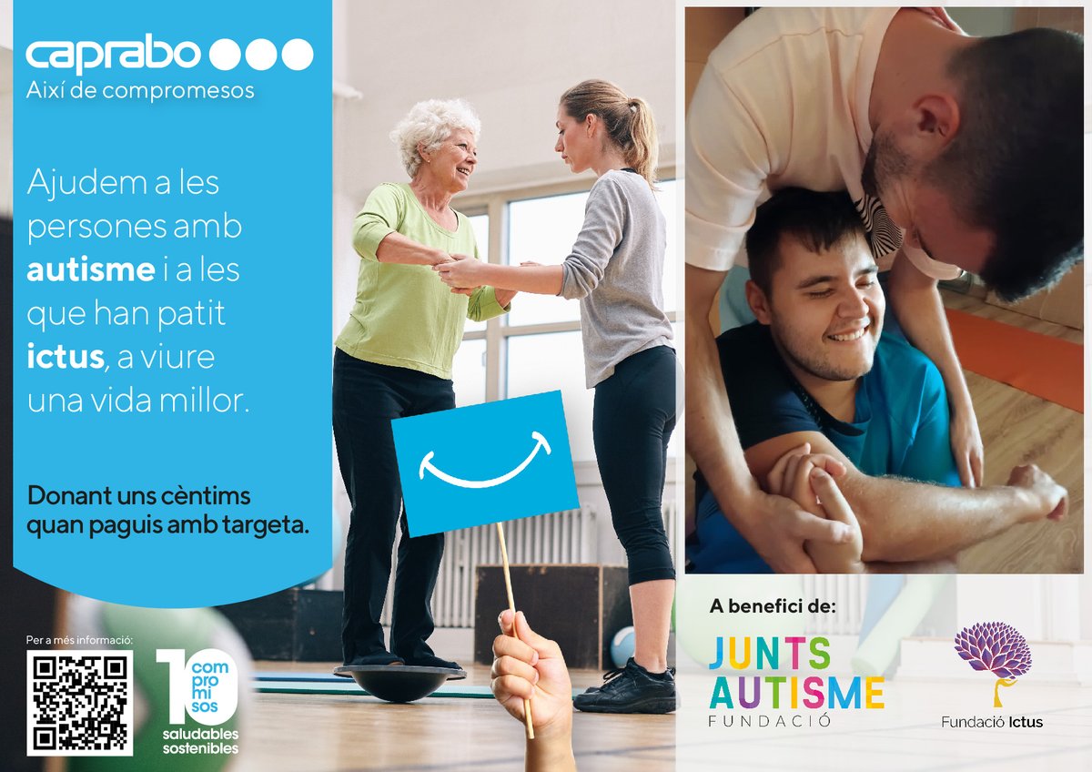 AMILLictus's tweet photo. Amill, les associacions d’Ictus de Catalunya i la Fundació de l’Ictus col-laborem amb @Caprabo a la campaña “Centims solidaris”. Durant aquest mes d’abril , aportant 10 o 20 cèntims a cada compra ajudareu a #ViureDespresDunIctus i donar a conèixer la malaltia.#Centimsolidari https://t.co/FqApTxsjc4