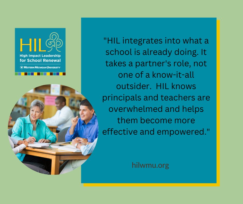 High Impact Leadership for School Renewal (@hilwmu) on Twitter photo 