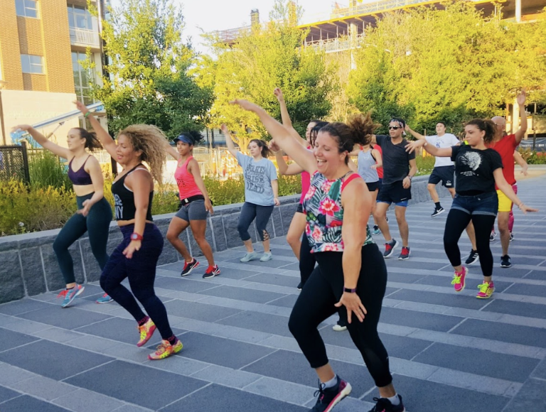 midtownHOU's tweet photo. Tuesdays are for shaking it up!
Get a whole-body workout with cardio, muscle conditioning, and more at Midtown Park every Tuesday at 6:30pm and zumba-it-up with us! ⚡️
To register: https://t.co/mP0Sx2WLJ1
#getfitinmidtown
#houstonfitness
#freethingstodoinhouston
#midtownhouston https://t.co/H5HTHzeRrG