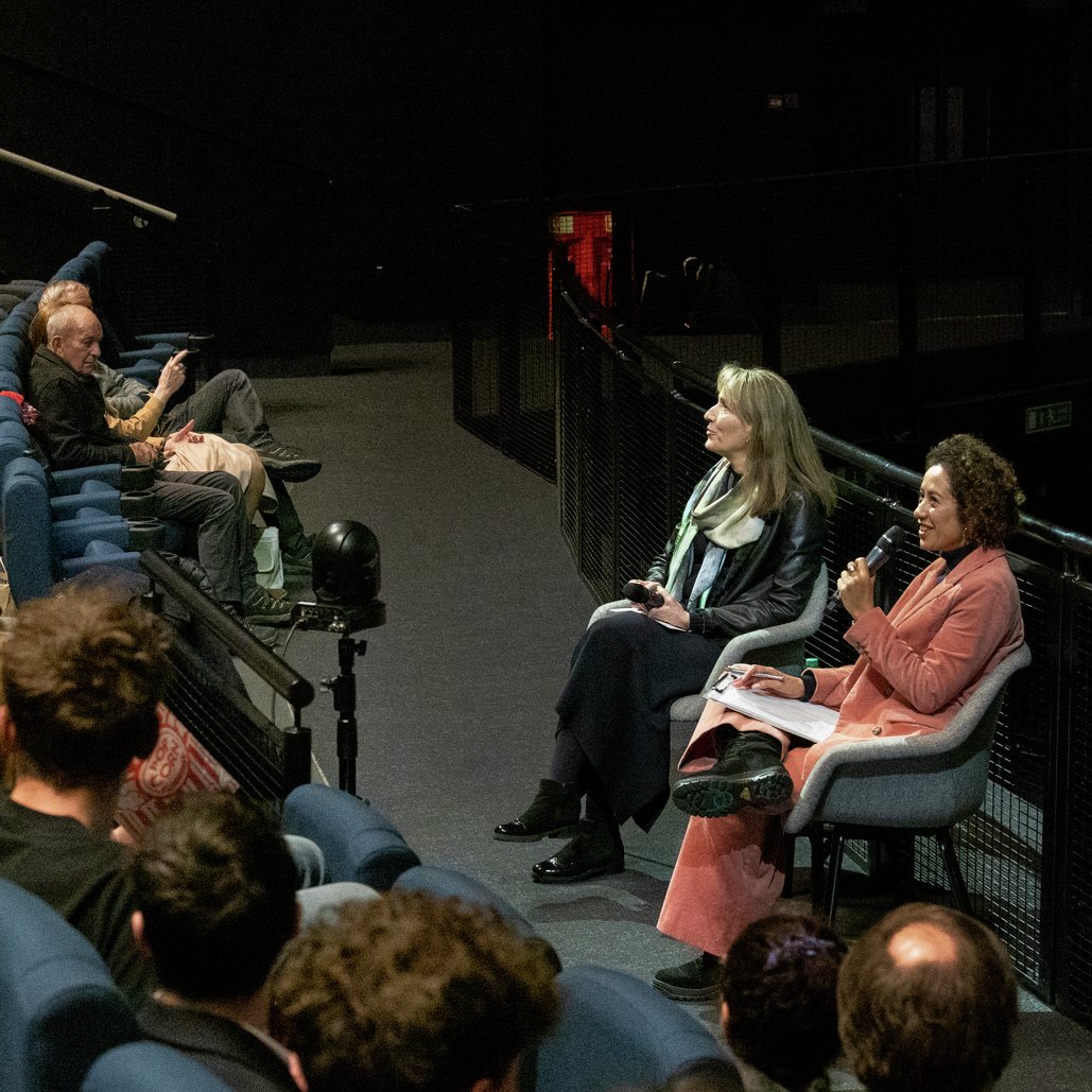 Tomorrow (April 6) 2001:A Space Odyssey opened in US theatres in '68. Just found these images from the packed <a href="/sciencemuseum/">Science Museum</a> 70mm screening last month. Delighted to chat with <a href="/Astro_Nicole/">Nicole Stott</a> &amp; <a href="/SamiraAhmedUK/">Samira Ahmed</a> Thrilling that so many of the audience were seeing it for the first time!