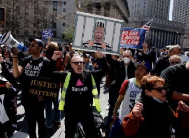 Glenn Kirschner (@glennkirschner2) on Twitter photo #TeamJustice was out in full force at yesterday’s arraignment of defendant Trump on 34 FELONY CHARGES!
Please give a follow to these tireless Justice Warriors:
<a href="/riseandresistny/">Rise and Resist</a>
<a href="/fightingwords_d/">Kathleen Zea at Fighting Words Designs</a>
They have been raising their voices in protest outside Trump Tower for years! #TeamJustice was out in full force at yesterday’s arraignment of defendant Trump on 34 FELONY CHARGES!
Please give a follow to these tireless Justice Warriors:
<a href="/riseandresistny/">Rise and Resist</a>
<a href="/fightingwords_d/">Kathleen Zea at Fighting Words Designs</a>
They have been raising their voices in protest outside Trump Tower for years!