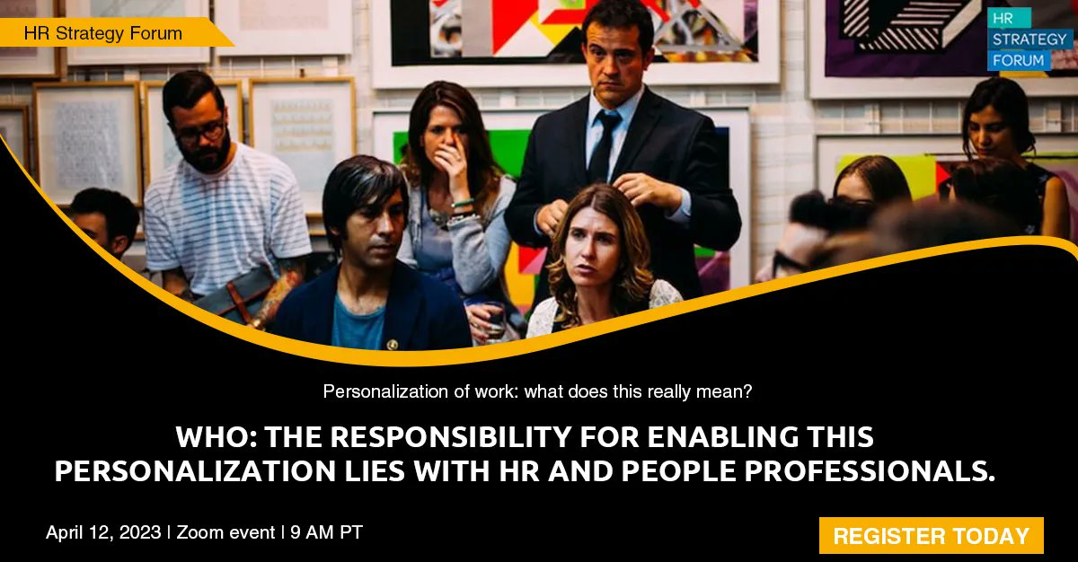 HR and people professionals play a crucial role in enabling personalization at work through job crafting. A personalized approach supports performance, diversity, engagement, wellbeing, agility, &amp; creativity.#PersonalizationAtWork #JobCrafting buff.ly/40dBoGF