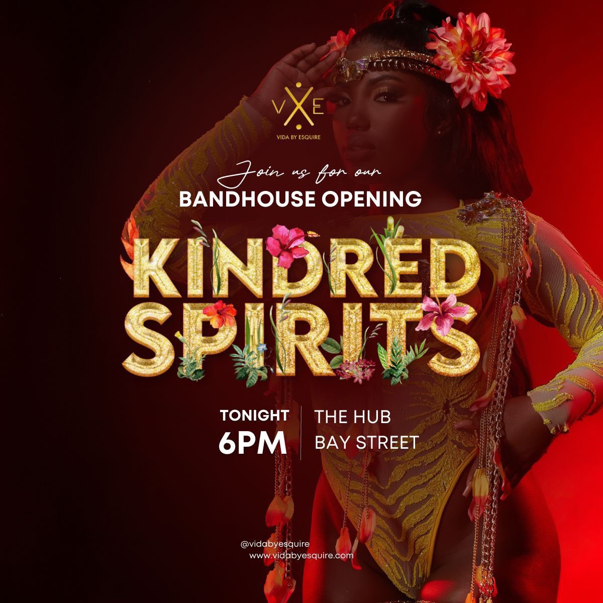 🚨 6PM TONIGHT 🚨| #VXEFamily Join us @ The Hub @thehubshoppingbythebay for our BANDHOUSE OPENING ✨ 

Take a closer look at your fave costume, sign up & drink a drink with us 💯 

#KindredSpirits #VXE #VidaByEsquire #KadoomentDay2023 #KadoomentDay #CropOver2023 #CropOver