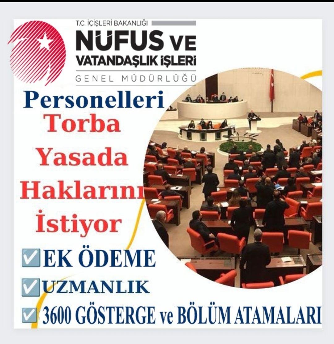 -döner sermaye kurulması
-maaş mesai ve özlük haklarında iyileştirme
-yıpranma payı
<a href="/BuroMemurSen_/">Büro Memur-Sen</a> <a href="/RTErdogan/">Recep Tayyip Erdoğan</a> <a href="/sefikaygol/">Şefik AYGÖL</a> <a href="/suleymansoylu/">Süleyman Soylu</a> <a href="/TalipGeylan06/">Talip Geylan</a> <a href="/vedatbilgn/">Vedat Bilgin</a> <a href="/yusufyazgan37/">Yusuf YAZGAN</a> #NufustaAngarya