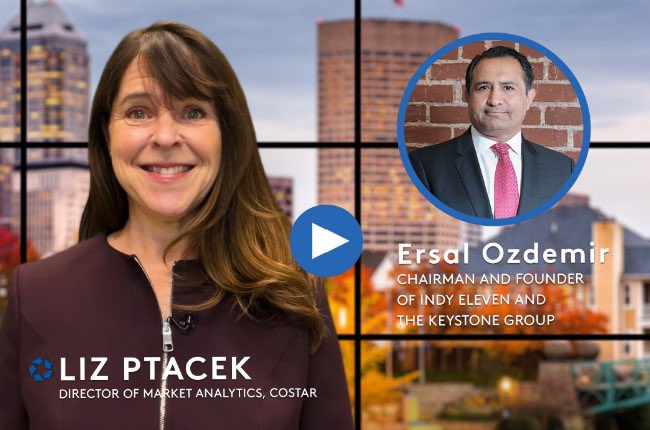 .@ElevenParkIndy continues to make national news, @CoStarGroup recently featured @ErsalOzdemir and the project in their market analysis. Watch the video here ⬇️ players.brightcove.net/968289166001/3…