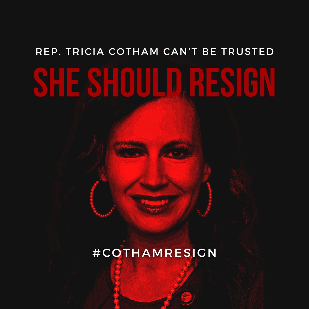 ProgressNow_NC's tweet image. Rep. @TriciaCotham's party switch makes clear that she lacks a moral compass, any serious convictions, and a commitment to the truth. She lied to her constituents &amp;amp; is stealing their right to representation in Raleigh. HD 112 deserves better. She should #ResignNow. #CothamResign