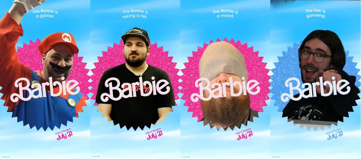 Even a gamer can be a #Barbie  ✨