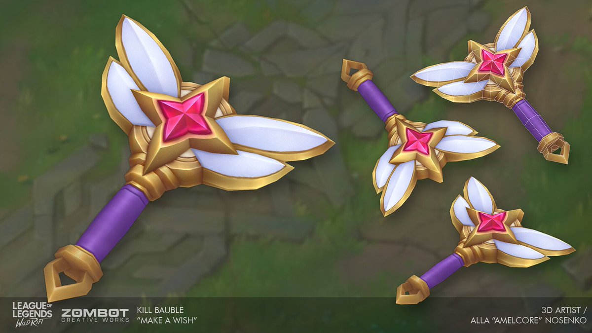 Jumaralo Hex on Twitter "Kill Baubles Star Guardian 3D Model League of Legends Wild Rift by