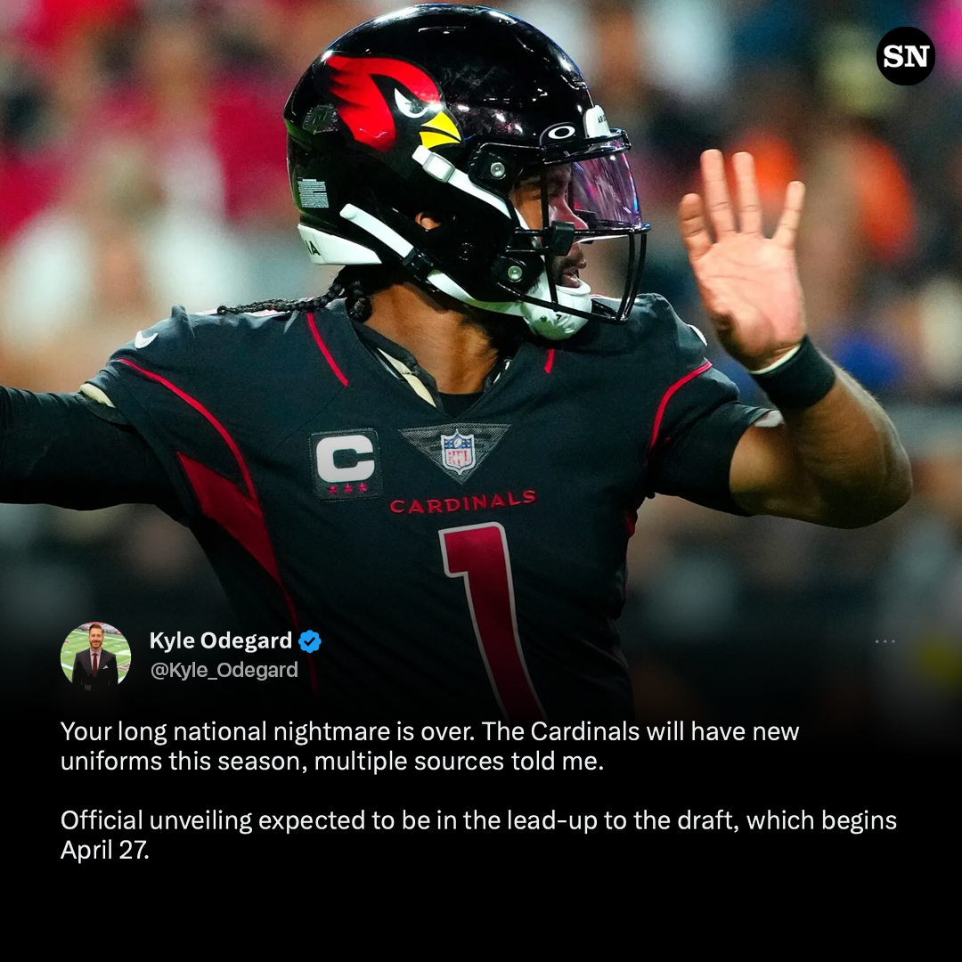 The Sporting News on X: New uniforms are in the works for the Arizona  Cardinals heading into the 2023 season 👀  / X